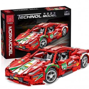 Mork Model 023002-1 Ferrari 458 Italia GT2 (Red) 1:14