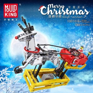 Mould King 10010 Christmas Santa Sleigh - MOC-4121