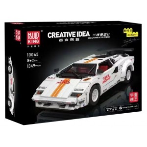 Mould King 10045 80S Italian  Lamborghini Countach Sports Car Building Set - MOC-82416 | 1,349 PCS