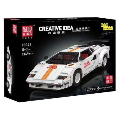 Mould King 10045 80S Italian  Lamborghini Countach Sports Car Building Set - MOC-82416 | 1,349 PCS