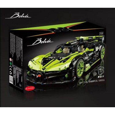 K Box 10211 Bugatti Bolide (Static Version) Building Block | 3,588 PCS