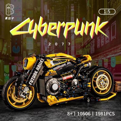 K Box 10506 Cyberpunk 2077 Halley 1:5 Building Block | 1,981 PCS