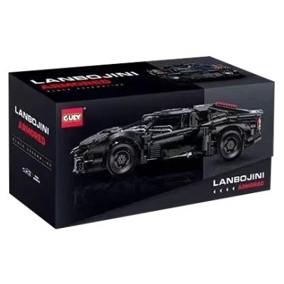 Guly 10618 Batman Armored Lamborghini Aventador Car (Static Version) 1:8 Building Block | 4,290 PCS