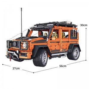 Guly 10642 Technic Mercedes-Benz G63 (Static Version) 1:8 Building Block | 3,914 PCS