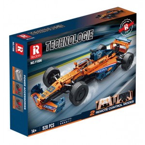Reobrix 11006 Formula One F1 Car (Orange)