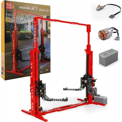 Mould King 13053 Double Column Car Lift 1:8 - MOC-3054 Building Block | 537 PCS