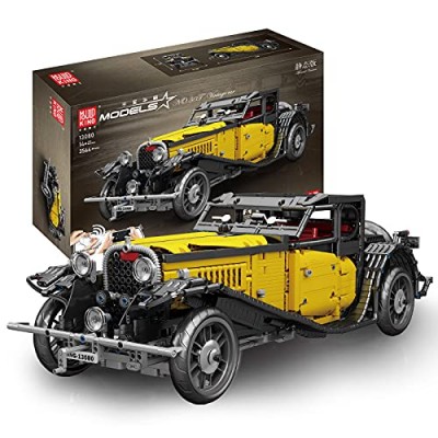 Mould King 13080 Vintage Bugatti Type 50T (Static Version) 1:8 Building Set | 3,654 PCS