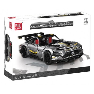 Mould King 13126 AMG GT R Black Series (Quicksilver, Static Version) 1:8