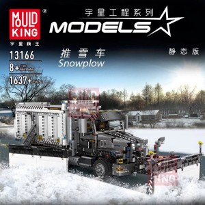Mould King 13166 Snowplow MACK Granite Truck - MOC-29800 Building Toy Set | 1,694 PCS