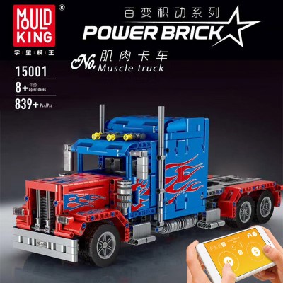 Mould King 15001 379 Peterbilt Truck - MOC-24330 Building Block | 839 PCS