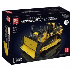 Mould King 15071 Caterpillar D11 Bulldozer Remote Controlled Model Building Set | 1,508 PCS