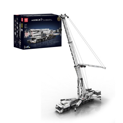 Mould King 17007 Ultimate Liebherr Mobile Crane LTM 11200 (White) Remote Controlled Crane Building Sets | 8,506 PCS