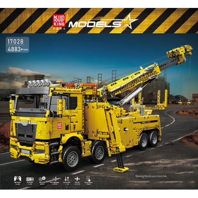 Mould King 17028 Technology Road Rescue (Yellow, Dynamic Version) Building Block | 4,883 PCS