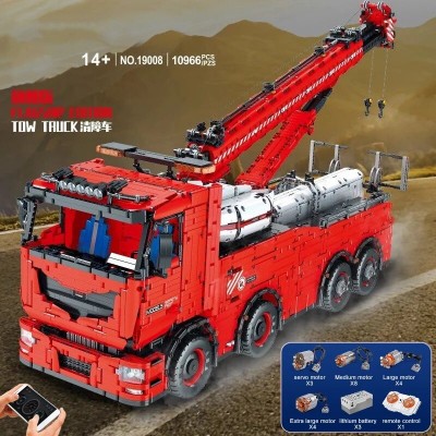 Mould King 19008 Ultimate Tow Truck MKII - MOC-29848 Remote Controlled Building Set | 10,966 PCS