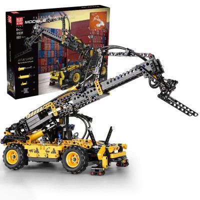 Mould King 19009 Pneumatic Telescopic Forklift - MOC-13179 Building Block | 803 PCS