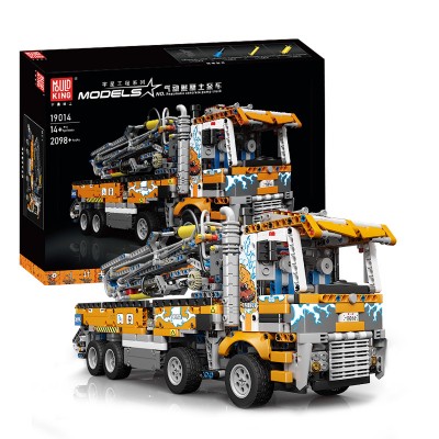 Mould King 19014 Pneumatic Concrete Pump Truck -  MOC-89879