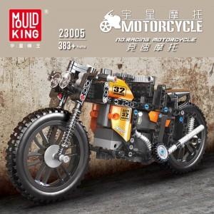 Mould King 23005 Fast Remote Control Motorcycle - It Really Works and Stands Up! Building Block | 383 PCS