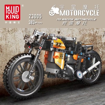 Mould King 23005 Fast Remote Control Motorcycle - It Really Works and Stands Up! Building Block | 383 PCS