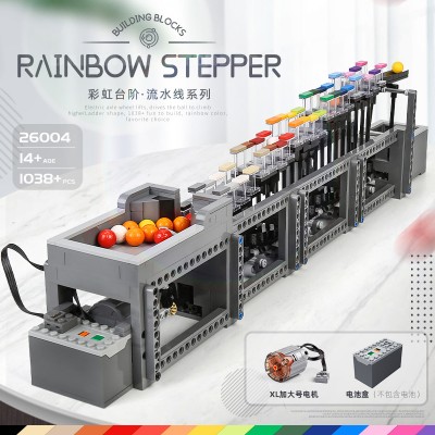 Mould King 26004 Rainbow Stepper Building Block | 1,038 PCS