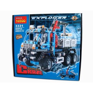 Decoo 3331 Crane Truck (with dumper) Building Block | 805 PCS