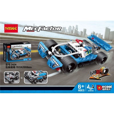 JiSi / Brick 3424 Police Pursuit Building Block | 160 PCS