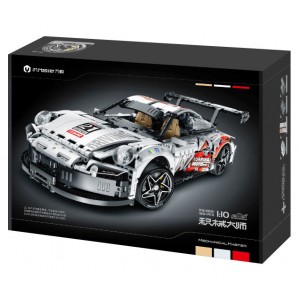 WangZhi iM.Master 9821 Master of Machinery Porsche 911 Sports Car (Static Version) 1:10 Building Block | 1,861 PCS