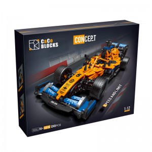 Caco C016 Concept F1 Formula Car (Orange) 1:12