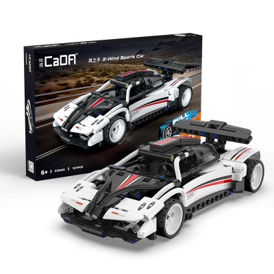 CaDA C52022 Z-Wind Pull Back Sports Car 1:18 Building Block | 321 PCS