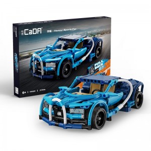 CaDa C52025 Bugatti Chiron Honour Pull Back Sports Car 1:18