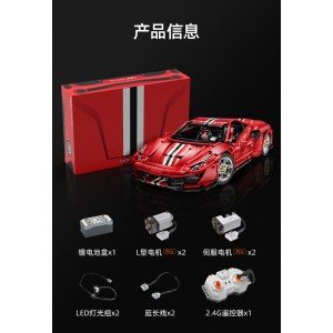 CaDa C61042 Ferrari 488 1:8 (Dynamic Version)