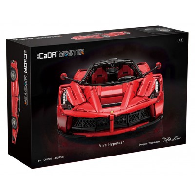 CaDA C61505W Ferrari Laferrari Viva Hypercar (Static Version) 1:8 | 4,739 PCS