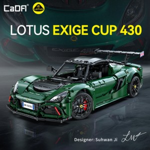CaDA C61511 Technic Lotus Cars Exige Cup 430 1:8 Building Block | 3,730 PCS