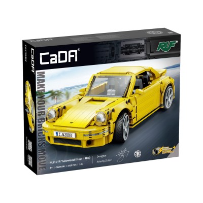 CaDA C62003W RUF CTR Yellowbird (Static Version) 1:12 Building Block | 1,515 PCS