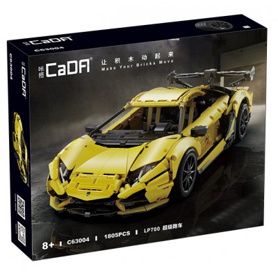 CaDA C63004W Lamborghini Aventador LP700 (Static Version) Super Car 1:10 Building Block | 2,088 PCS