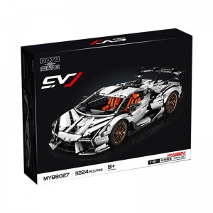 MoYu Block MY88027 Lamborghini Aventador SVJ 1:8 (Static Version) Building Blocks | 3,224 PCS