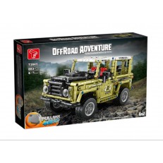TGL T2005 Offroad Adventure Land Rover Defender Pull Back Car