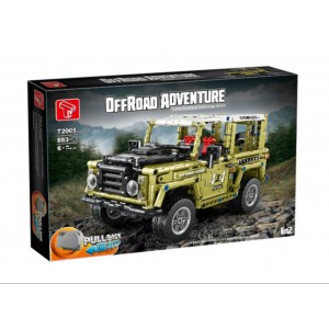 TGL T2005 Offroad Adventure Land Rover Defender Pull Back Car