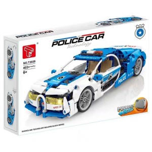 TGL T3039 Bugatti Police Car Pull Back