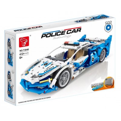 TGL T3040 Lamborghini Police Car Pull Back