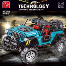 TGL T5010 Jeep Wrangler Trailcat (Blue, Static Version) 1:8 - MOC-44443