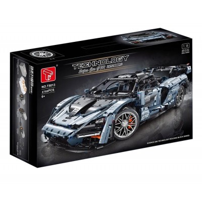 TGL T5013A McLaren Senna (Race Track Version, Blue-Grey) 1:8