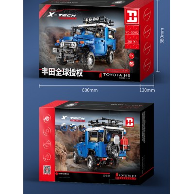 Happy Build YC-QC012 X-Tech: Fast & Furious Toyota Land Cruiser J40 (Static Version) 1:12