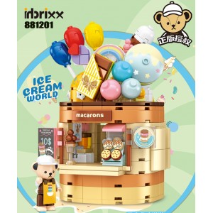 inbrixx 881201 Teddy Bear: Macron Ice Cream World