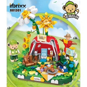 inbrixx 881301 Teddy Bear: Autumn Camping Teddy's Daisy Holiday