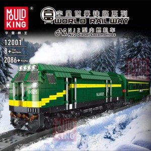 Mould King 12001 World Railway: NJ2 Diesel Locomotives
