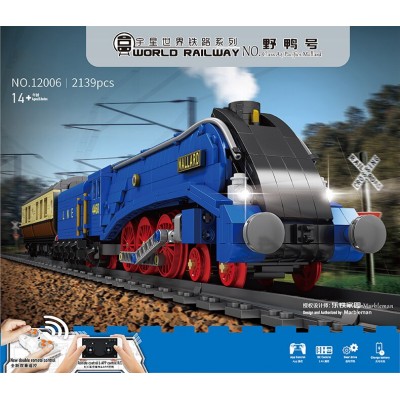 Mould King 12006 World Railway Series Steam Train LNER Class A4 4468 Mallard