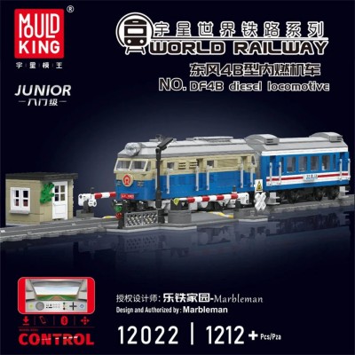 Mould King 12022 China Railway DF4B Diesel Locomotive