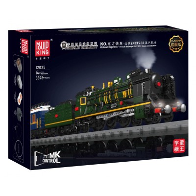 Mould King 12025 Orient Express French Railways SNCF 231 Steam Locomotives Building Set | 3,098 PCS