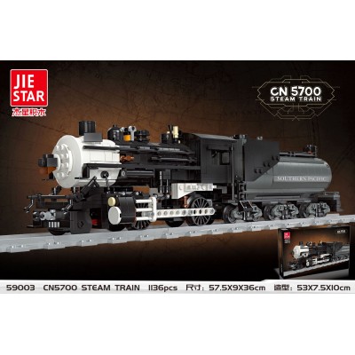 Jie Star 59003 GWR 5700 Class Steam Locomotive Building Block | 1,136 PCS