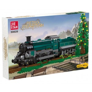 Jie Star 59020 Retro Steam Train